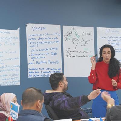مركز دبلوماسية المياه في الميدان